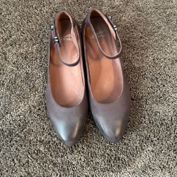 Dansko Shaylee Purple Fig Waterproof leather wedges, size 41/10 - Picture 1 of 7